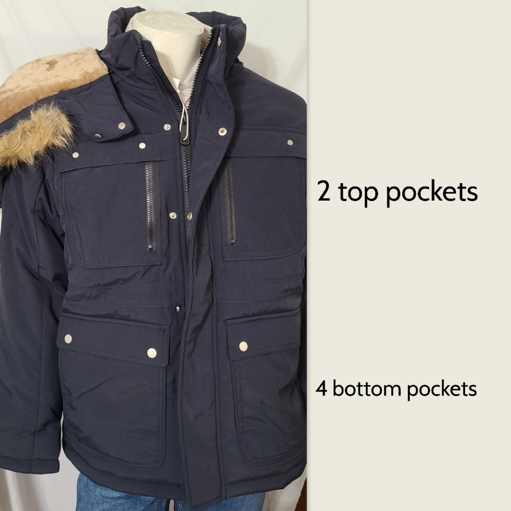 New - Yozai 9 Pocket Winter Jacket - Picture 7 of 15